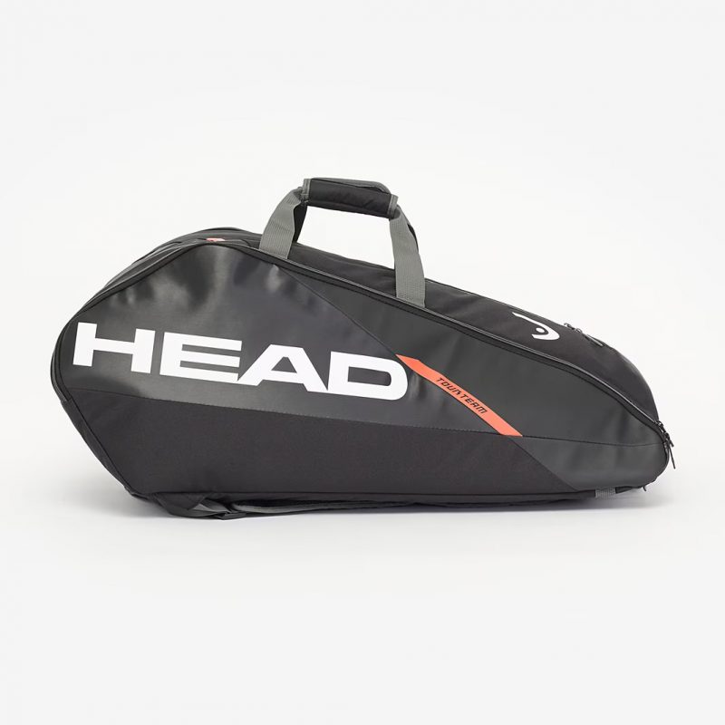 Head กระเปาเทนนส Tour Team 6R Combi Tennis Bag Black Orange