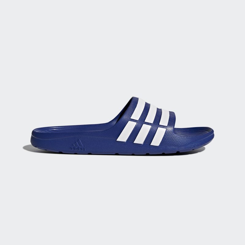 Adidas รองเท้าแตะ Duramo Slides | True Blue/White/True Blue ( G14309 )