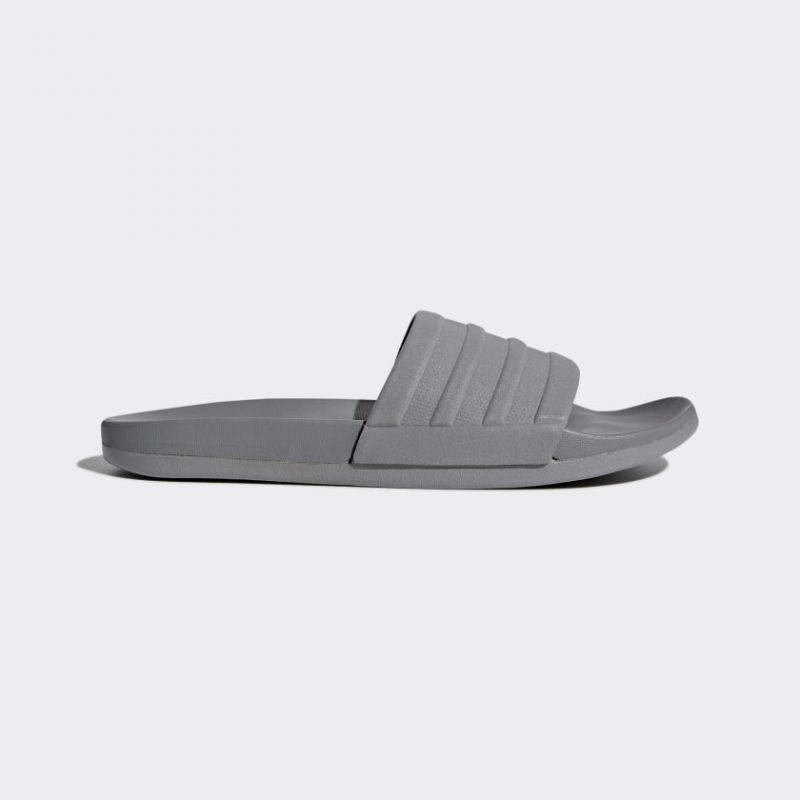 Adidas รองเท้าแตะ Adilette Comfort Slides | Grey Three/Grey Three/Grey Three ( S80977 )