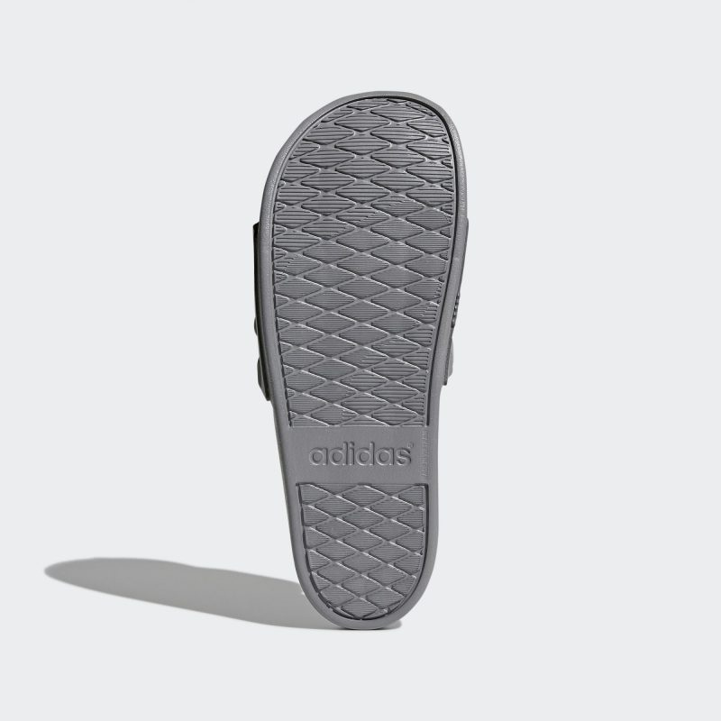 Adidas รองเท้าแตะ Adilette Comfort Slides | Grey Three/Grey Three/Grey Three ( S80977 ) - Image 6