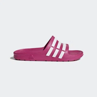 Adidas รองเท้าแตะเด็ก Duramo Slides Kids | Bold Pink/Cloud White/Bold Pink ( G06797 )