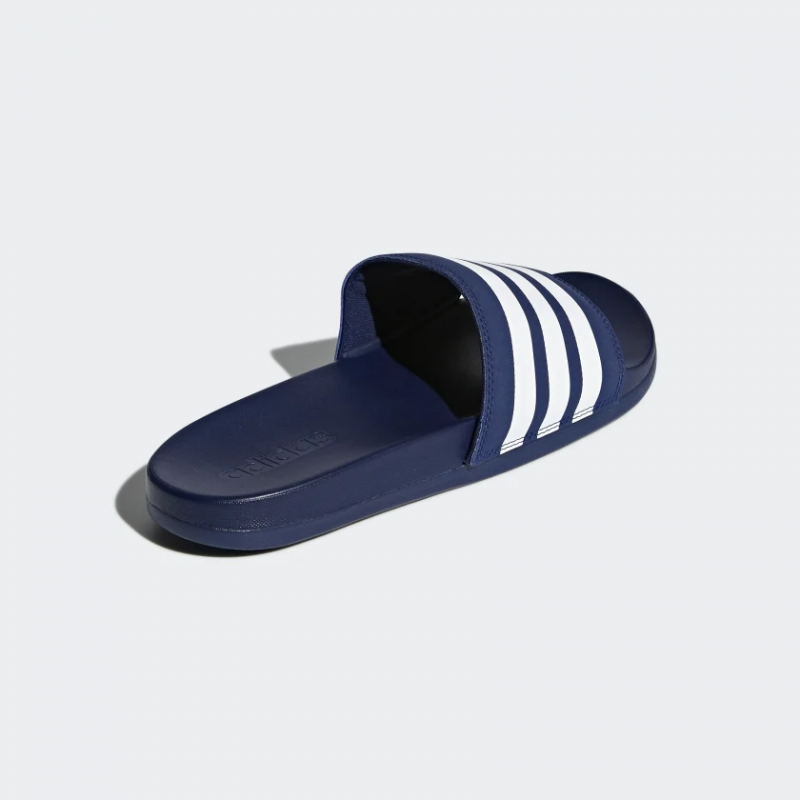 Adidas รองเท้าแตะ Adilette Comfort Slides | Dark Blue/Cloud White/Dark Blue ( B42114 ) - Image 3