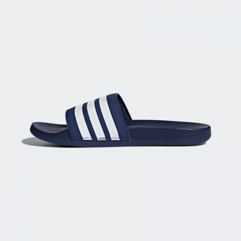 Adidas รองเท้าแตะ Adilette Comfort Slides | Dark Blue/Cloud White/Dark Blue ( B42114 ) - Image 4