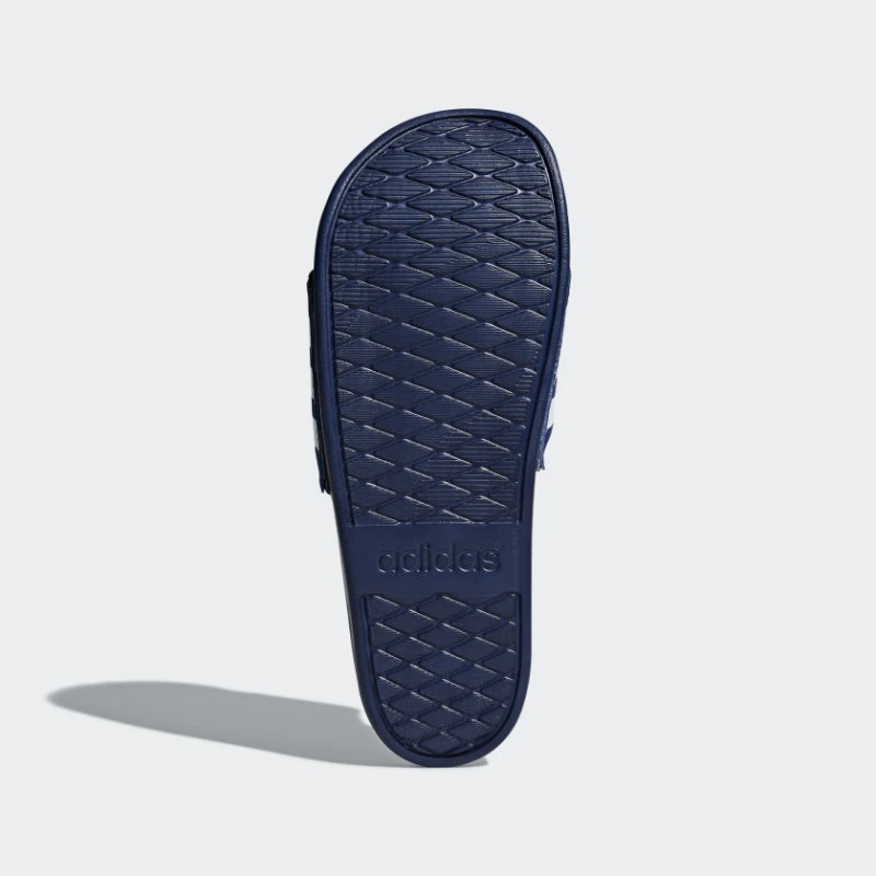 Adidas รองเท้าแตะ Adilette Comfort Slides | Dark Blue/Cloud White/Dark Blue ( B42114 ) - Image 6