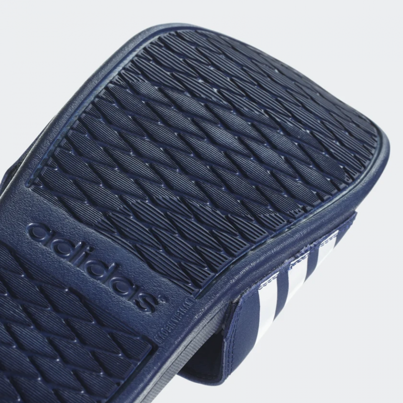 Adidas รองเท้าแตะ Adilette Comfort Slides | Dark Blue/Cloud White/Dark Blue ( B42114 ) - Image 7