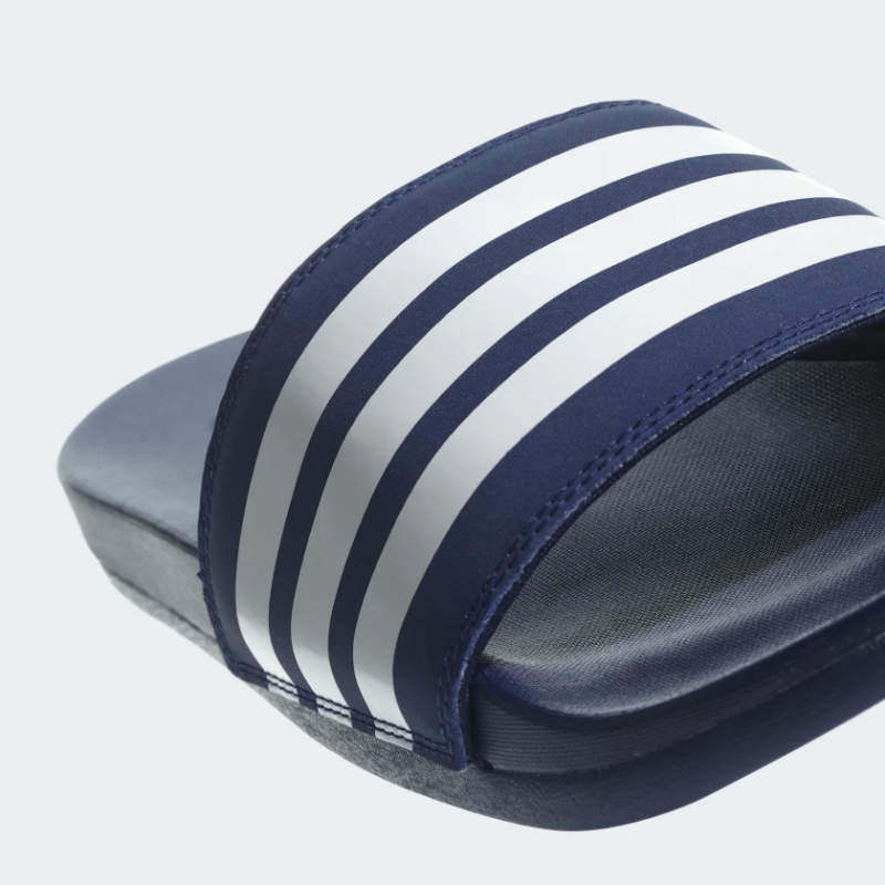 Adidas รองเท้าแตะ Adilette Comfort Slides | Dark Blue/Cloud White/Dark Blue ( B42114 ) - Image 9