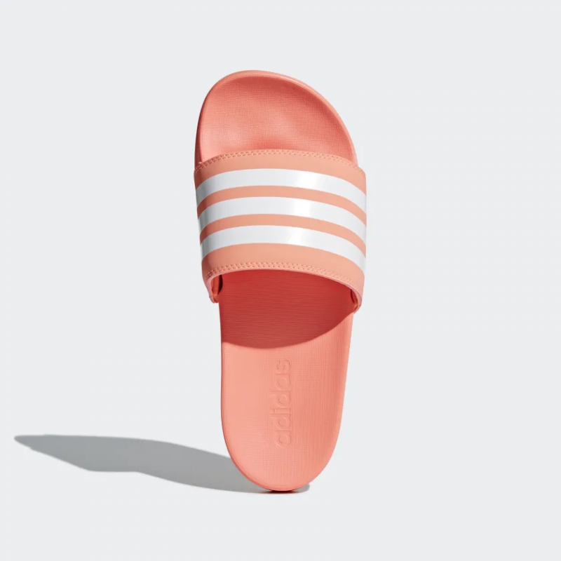 Adidas รองเท้าแตะ Adilette Comfort Slides | Chalk Coral/Cloud White/Chalk Coral ( B43528 ) - Image 5