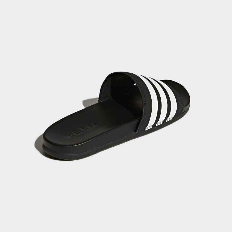 Adidas รองเท้าแตะ Adilette Cloudfoam Plus Stripes | Core Black/Cloud White/Core Black ( AP9971 ) - Image 3