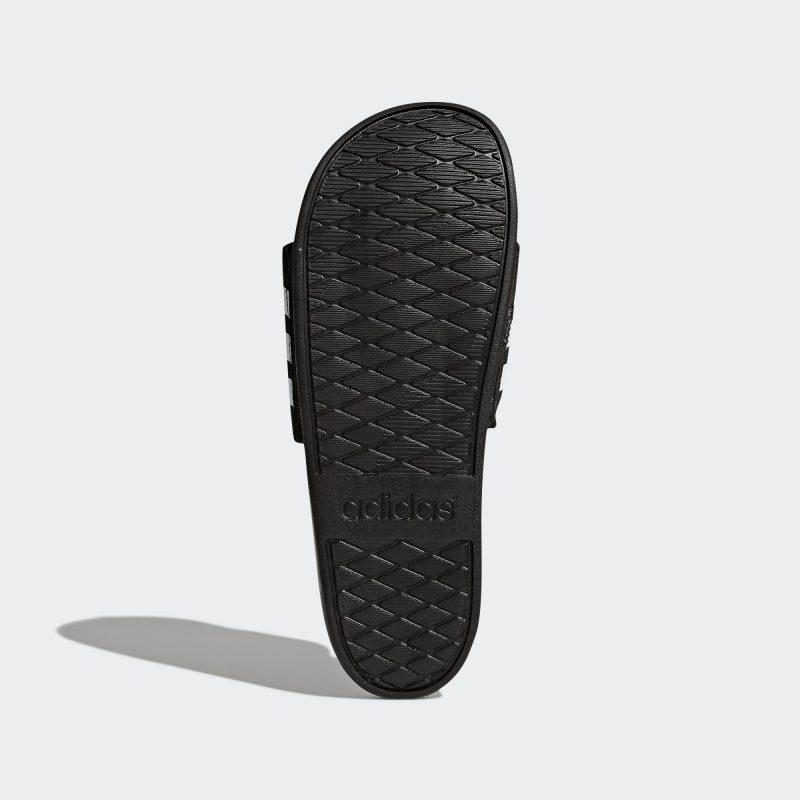Adidas รองเท้าแตะ Adilette Cloudfoam Plus Stripes | Core Black/Cloud White/Core Black ( AP9971 ) - Image 6