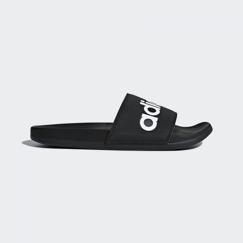 Adidas รองเท้าแตะ Adilette Comfort Slides | Core Black/Cloud White/Core Black ( B42207 )