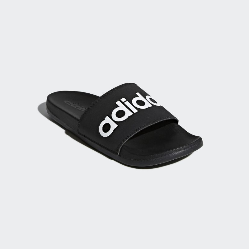 Adidas รองเท้าแตะ Adilette Comfort Slides | Core Black/Cloud White/Core Black ( B42207 ) - Image 2