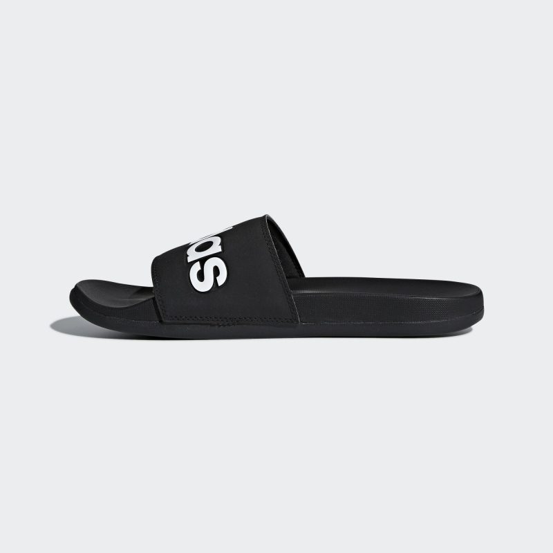 Adidas รองเท้าแตะ Adilette Comfort Slides | Core Black/Cloud White/Core Black ( B42207 ) - Image 4