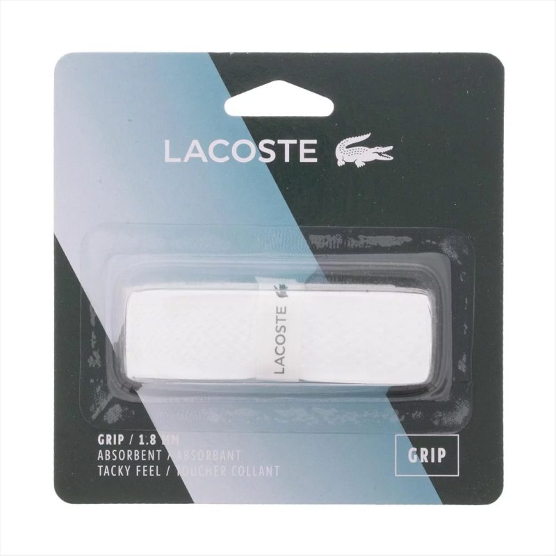 Lacoste เทปพันด้าม/กริ๊ปพันด้ามไม้เทนนิส Replacement Grip Tape Racket Tennis | White ( 51LACGRI21 ) - Image 4