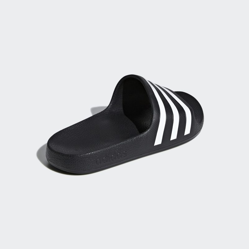 Adidas รองเท้าแตะเด็ก Adilette Aqua Slides Kids | Core Black/Cloud White/Core Black ( F35556 ) - Image 3