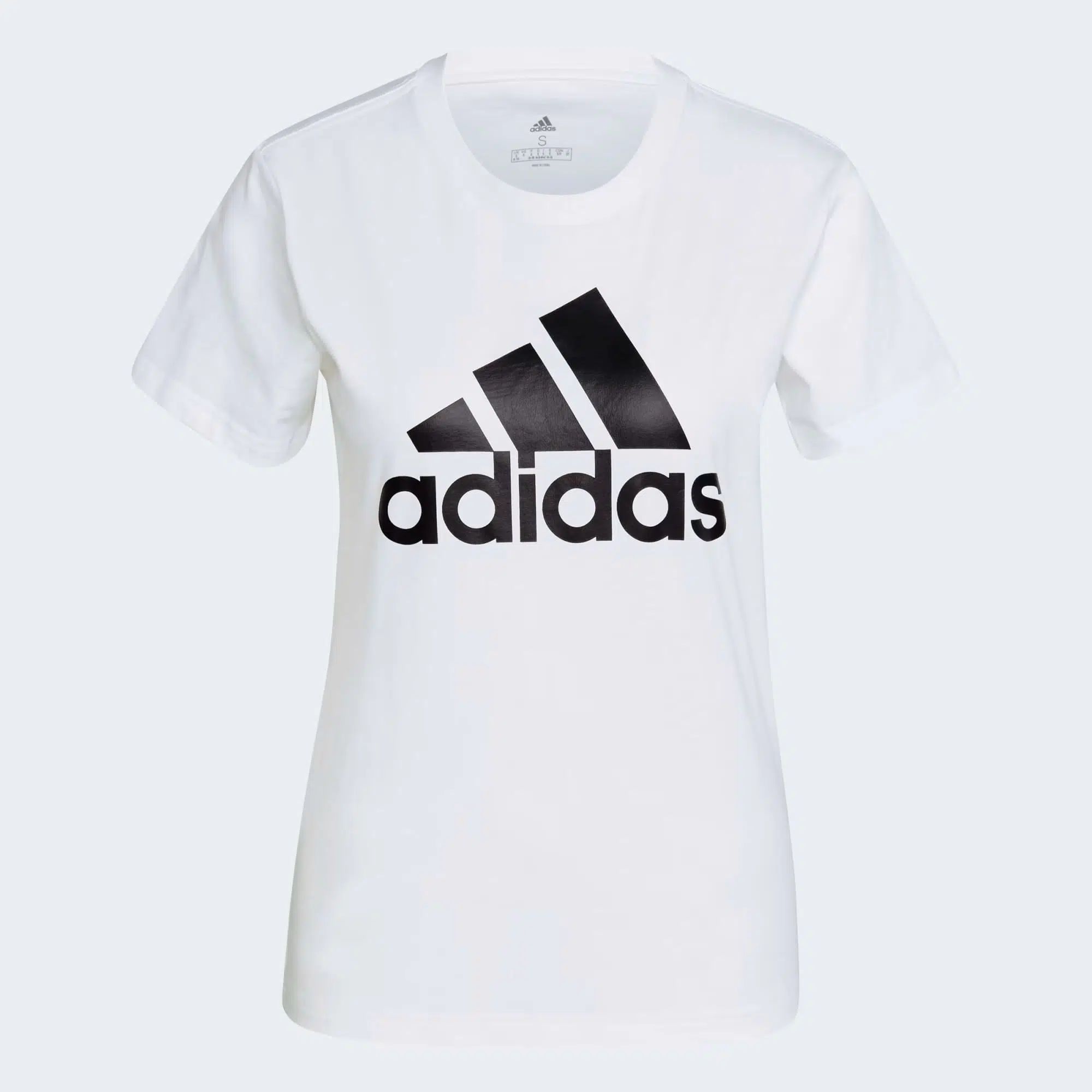 Adidas เสื้อยืดผู้หญิง Essentials Logo Tee | White/Black ( GL0649 )