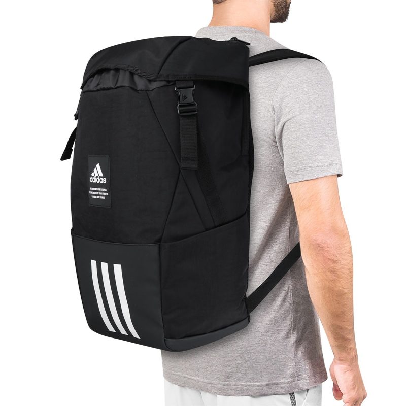 Adidas กระเป๋าเป้ 4ATHLTS Camper Backpack | Black/Black ( HC7269 ) - Image 10
