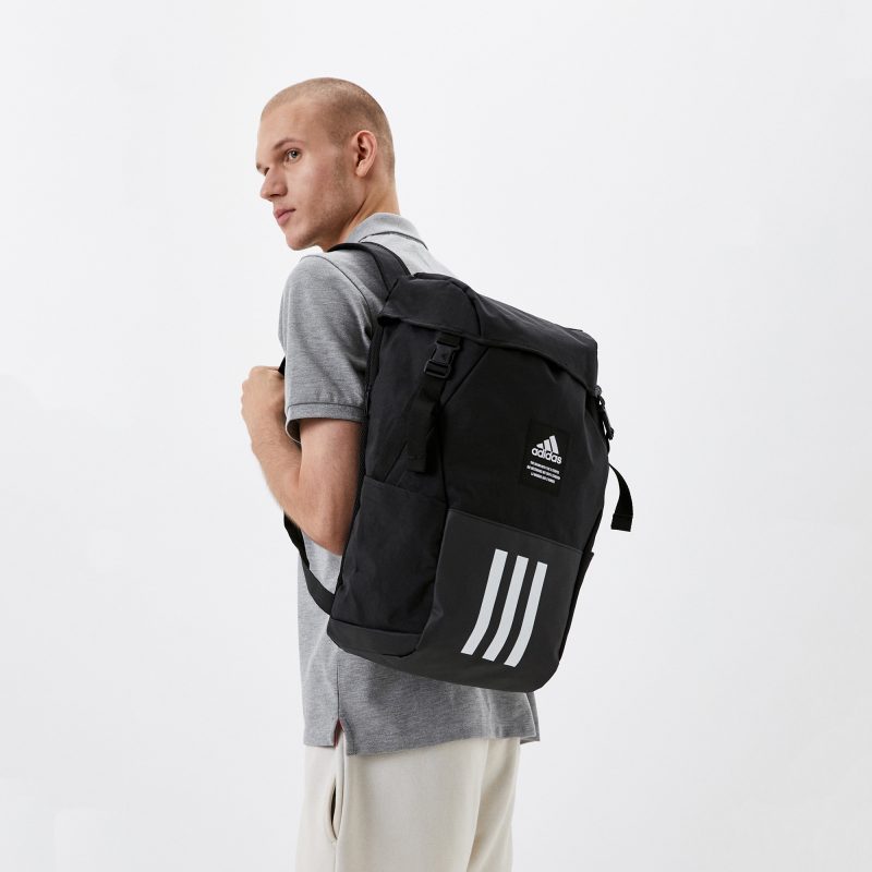 Adidas กระเป๋าเป้ 4ATHLTS Camper Backpack | Black/Black ( HC7269 ) - Image 9
