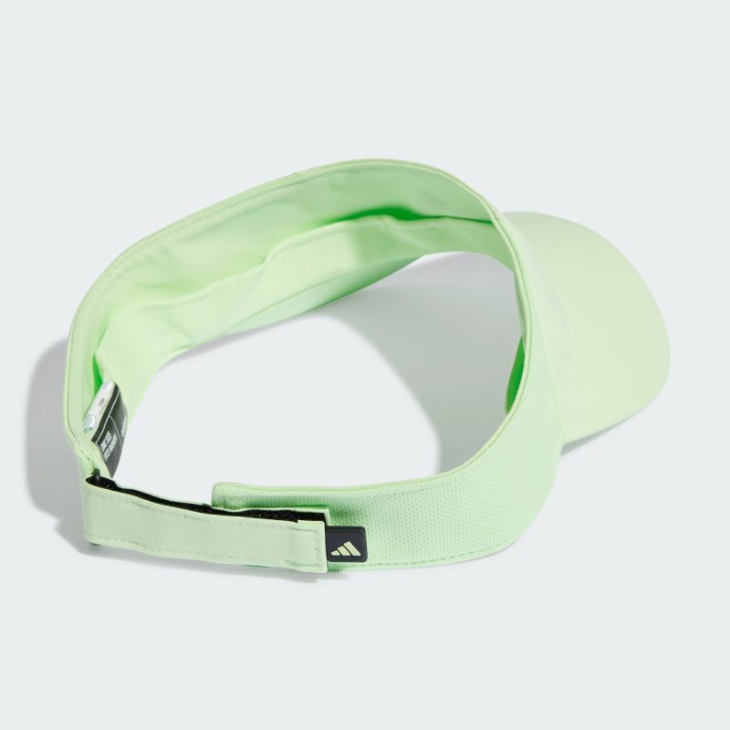 Adidas หมวกเทรนนิ่ง AEROREADY Visor | Semi Green Spark/Black ( IP2769 ) - Image 2