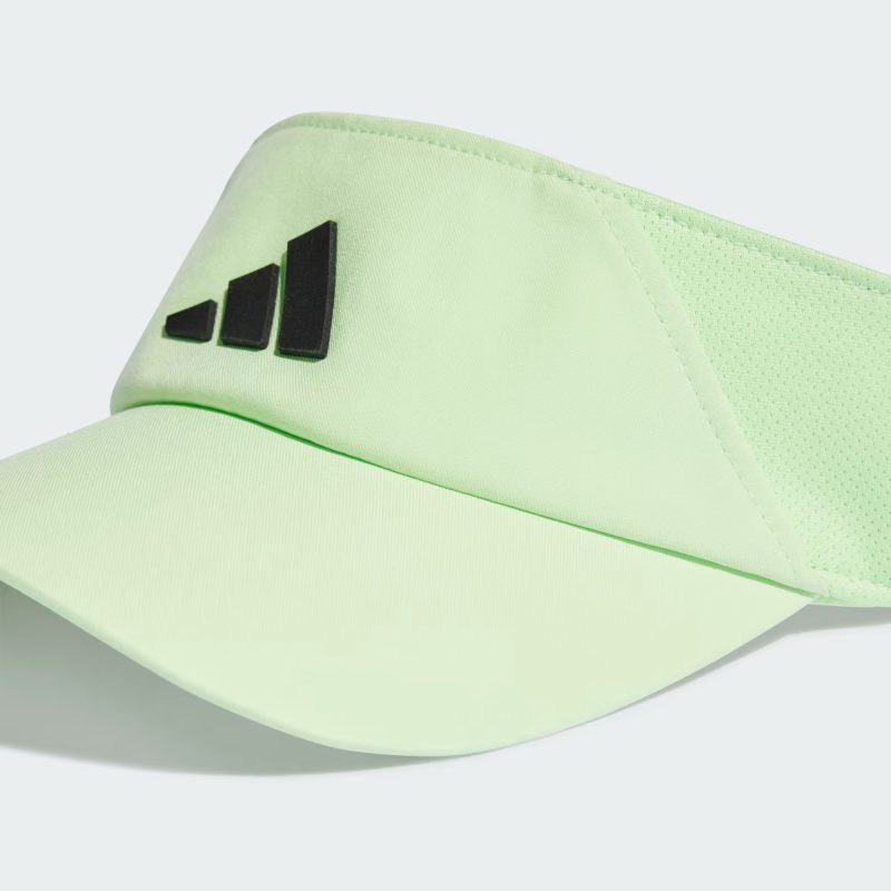 Adidas หมวกเทรนนิ่ง AEROREADY Visor | Semi Green Spark/Black ( IP2769 ) - Image 3
