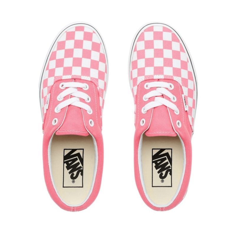 Vans รองเท้าผ้าใบ Era Checkerboard | Strawberry Pink/True White ( VN0A38FRVOX ) - Image 8