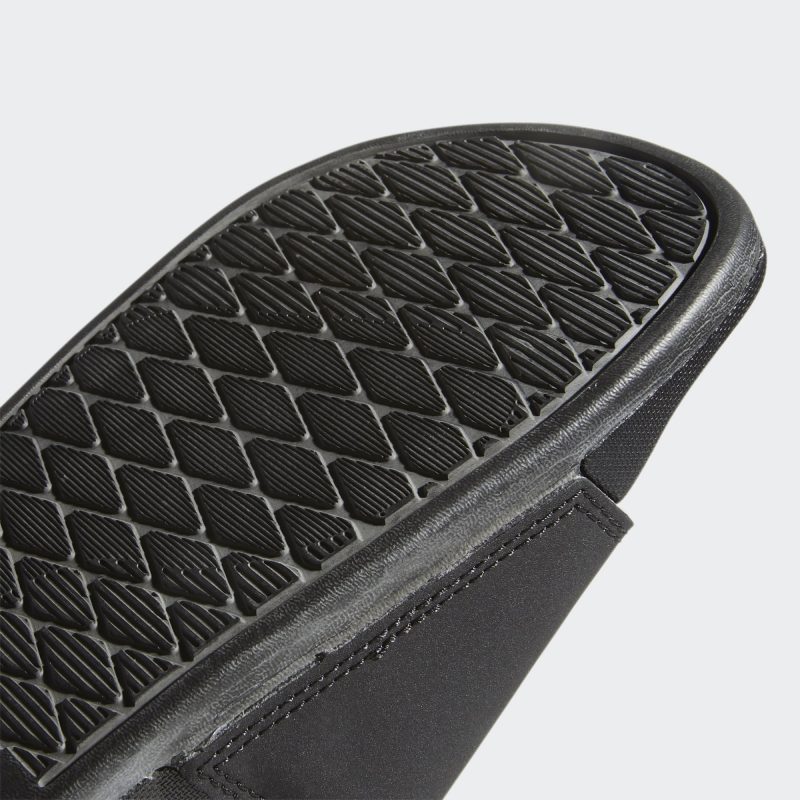Adidas รองเท้าแตะ Adilette Comfort Slides | Core Black/Gold Metallic/Core Black ( B41742 ) - Image 9