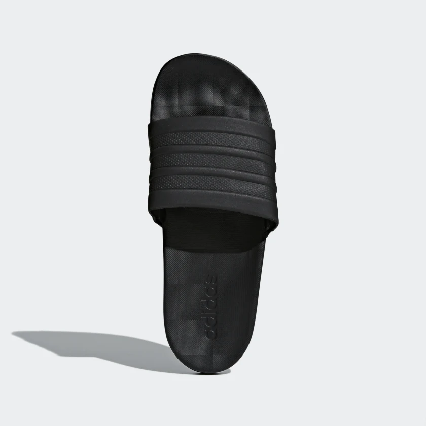 Adidas รองเท้าแตะ Adilette Comfort Slides | Core Black/Core Black/Core Black ( BB1095 ) - Image 5