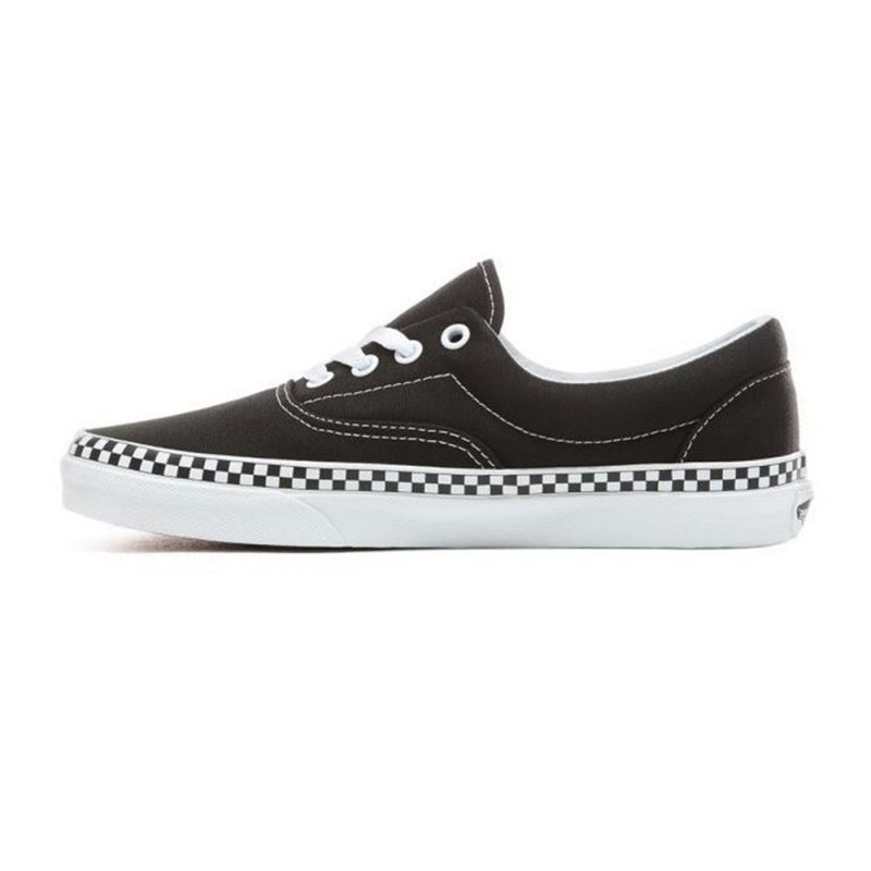 Vans รองเท้าผ้าใบ Era Check Foxing | Black/True White ( VN0A38FRVOS ) - Image 4
