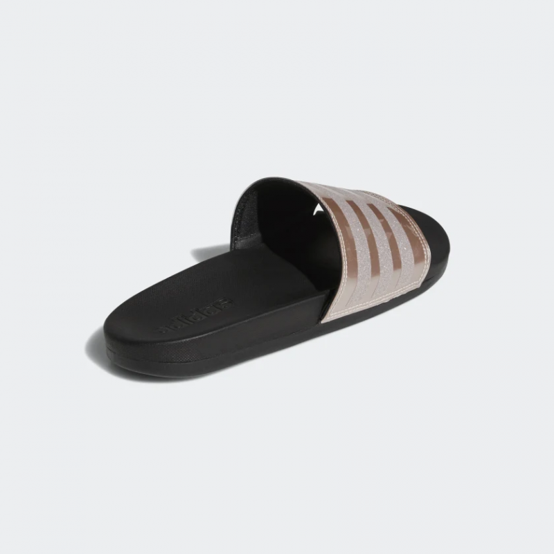 Adidas รองเท้าแตะ Adilette Comfort Slides | Grey/Grey/Core Black ( B75679 ) - Image 3
