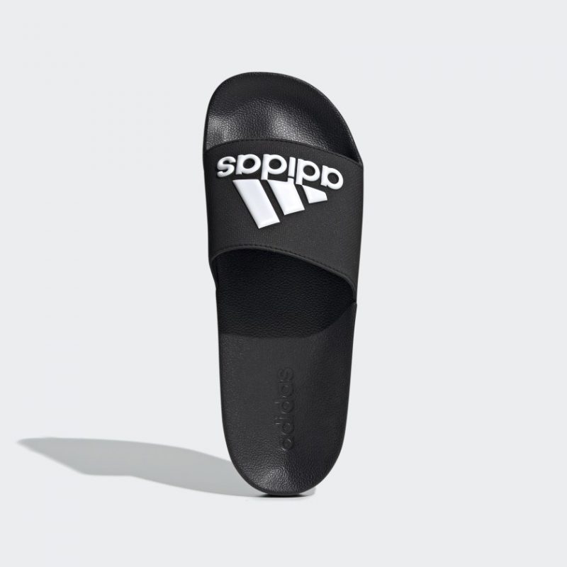 Adidas รองเท้าแตะ Adilette Shower Slides | Core Black/Cloud White/Core Black ( F34770 ) - Image 5