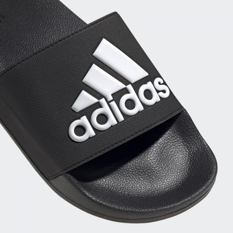 Adidas รองเท้าแตะ Adilette Shower Slides | Core Black/Cloud White/Core Black ( F34770 ) - Image 8