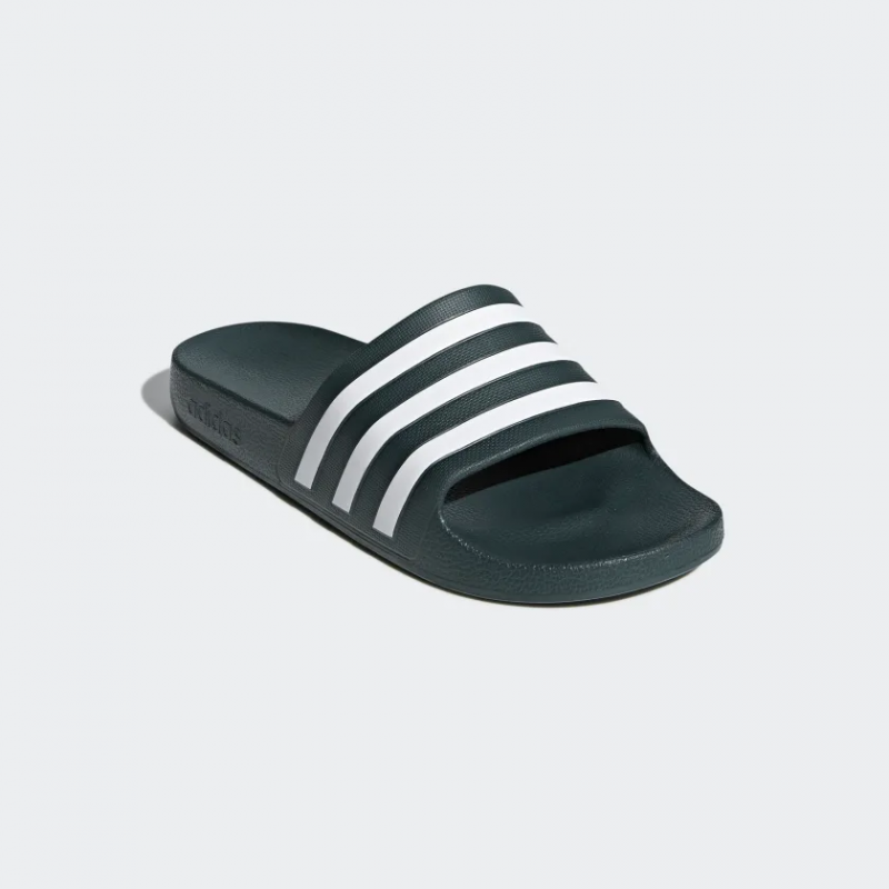 Adidas รองเท้าแตะ Adilette Aqua Slides | Legend Ivy/Cloud White/Legend Ivy ( F35537 ) - Image 2