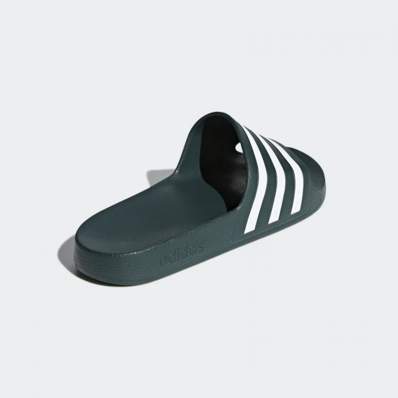 Adidas รองเท้าแตะ Adilette Aqua Slides | Legend Ivy/Cloud White/Legend Ivy ( F35537 ) - Image 3