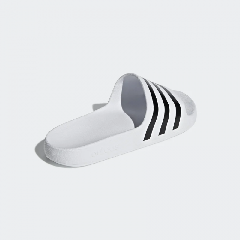 Adidas รองเท้าแตะ Adilette Aqua Slides | Cloud White/Core Black/Cloud White ( F35539 ) - Image 3