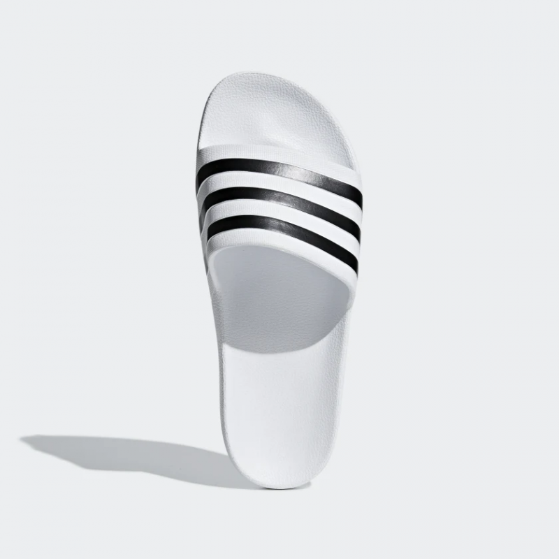 Adidas รองเท้าแตะ Adilette Aqua Slides | Cloud White/Core Black/Cloud White ( F35539 ) - Image 5