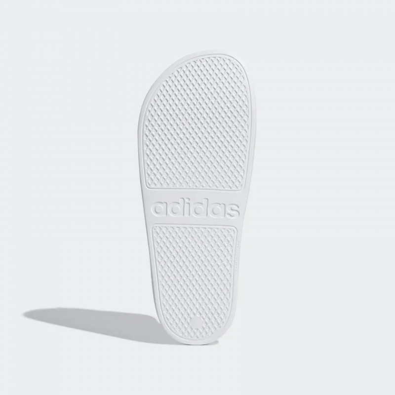 Adidas รองเท้าแตะ Adilette Aqua Slides | Cloud White/Core Black/Cloud White ( F35539 ) - Image 6