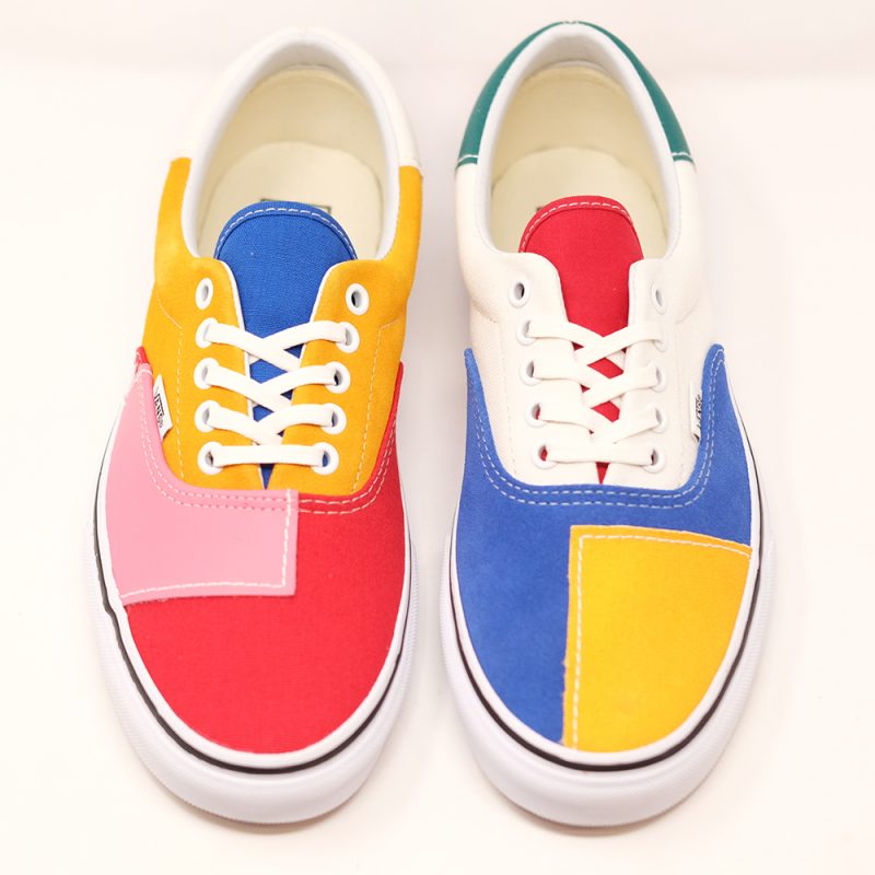 Vans รองเท้าผ้าใบ Era Patchwork | Multi/True White ( VN0A38FRVMF ) - Image 8