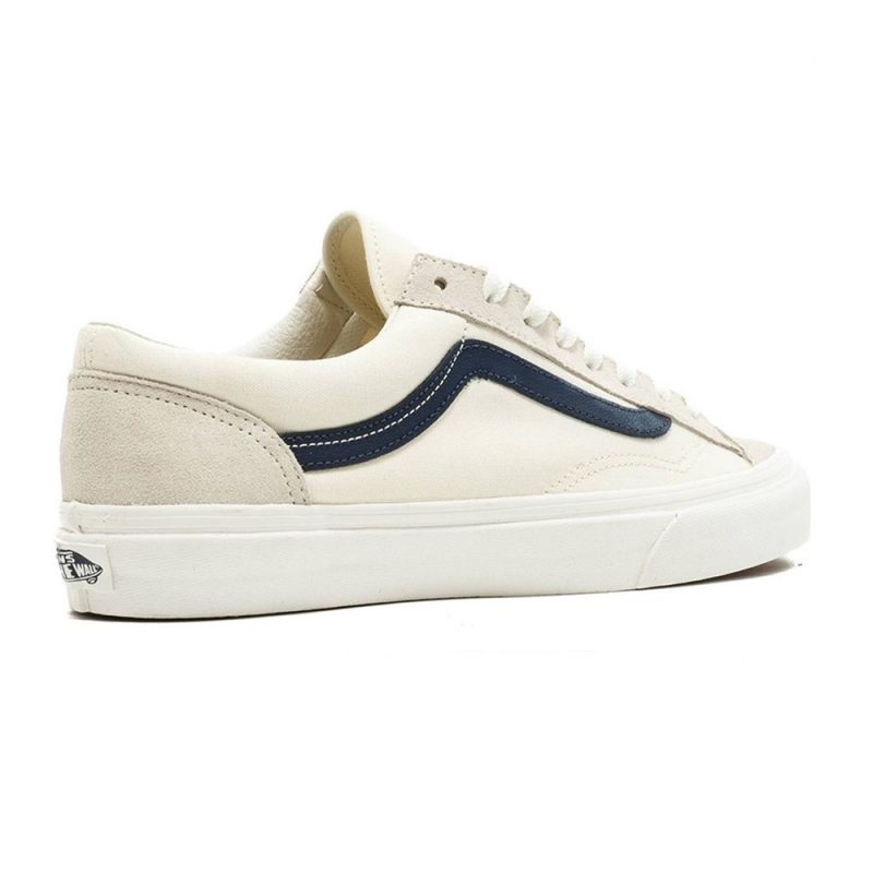 Vans รองเท้าผ้าใบ Style 36 หนอนกรม | Marshmallow/Dress Blues ( VN0A3DZ3KE6 ) - Image 5