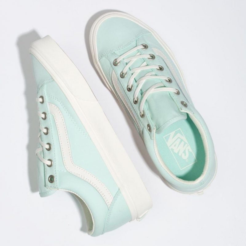 Vans รองเท้าผ้าใบ Style 36 Brushed Twill | Soothing Sea/Snow White ( VN0A3DZ3VLP ) - Image 6