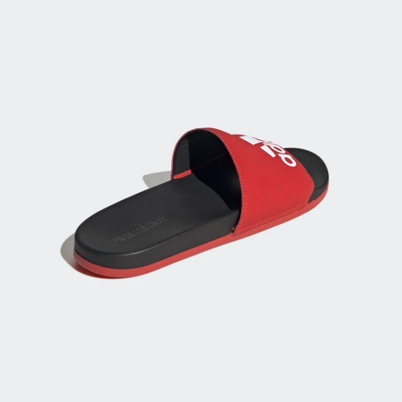 Adidas รองเท้าแตะ Adilette Comfort Slides | Active Red/Cloud White/Core Black ( F34722 ) - Image 3