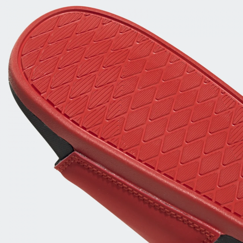 Adidas รองเท้าแตะ Adilette Comfort Slides | Active Red/Cloud White/Core Black ( F34722 ) - Image 8