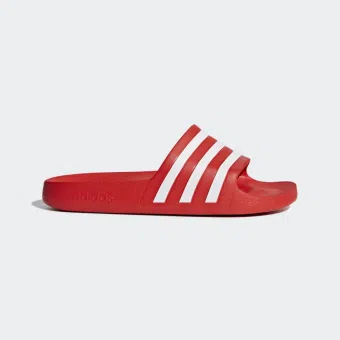 Adidas รองเท้าแตะ Adilette Aqua Slides | Active Red/Cloud White/Active Red ( F35540 )