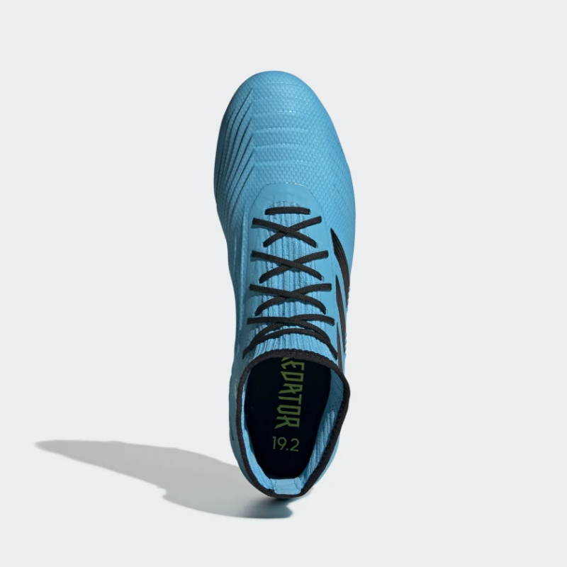 Adidas รองเท้าฟุตบอล / สตั๊ด Predator 19.2 FG | Bright Cyan/Core Black/Solar Yellow ( F35604 ) - Image 6