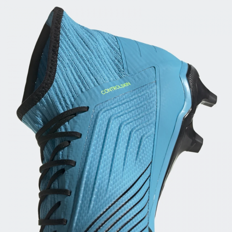 Adidas รองเท้าฟุตบอล / สตั๊ด Predator 19.2 FG | Bright Cyan/Core Black/Solar Yellow ( F35604 ) - Image 9