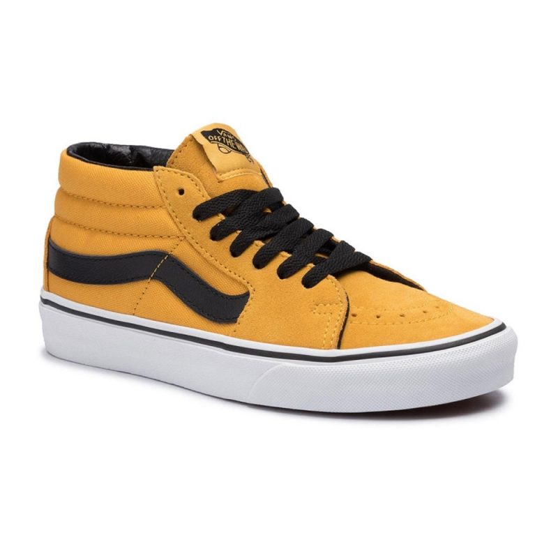 Vans รองเท้าผ้าใบ Sk8-Mid | Mango Mojito/True White ( VN0A3WM3VYJ ) - Image 4