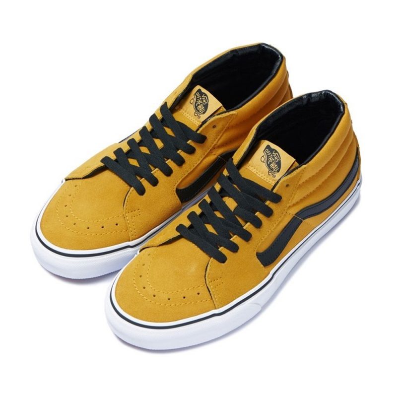 Vans รองเท้าผ้าใบ Sk8-Mid | Mango Mojito/True White ( VN0A3WM3VYJ ) - Image 8