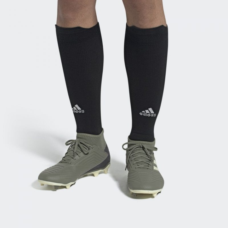 Adidas รองเท้าฟุตบอล / สตั๊ด Predator 19.3 FG | Legacy Green/Sand/Solar Yellow ( EF8208 ) - Image 11