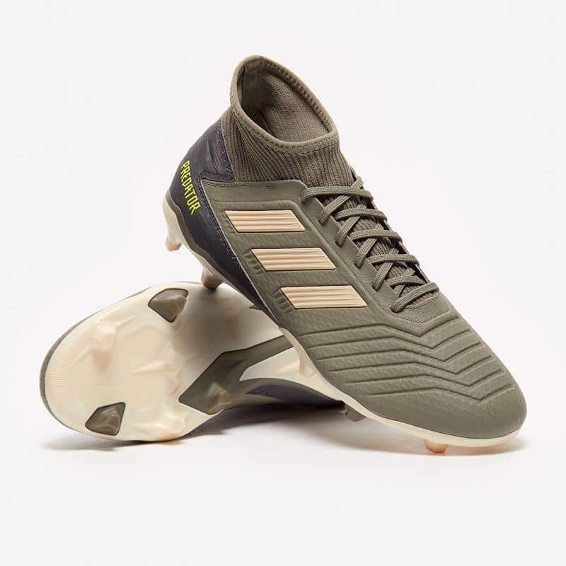 Adidas รองเท้าฟุตบอล / สตั๊ด Predator 19.3 FG | Legacy Green/Sand/Solar Yellow ( EF8208 ) - Image 12
