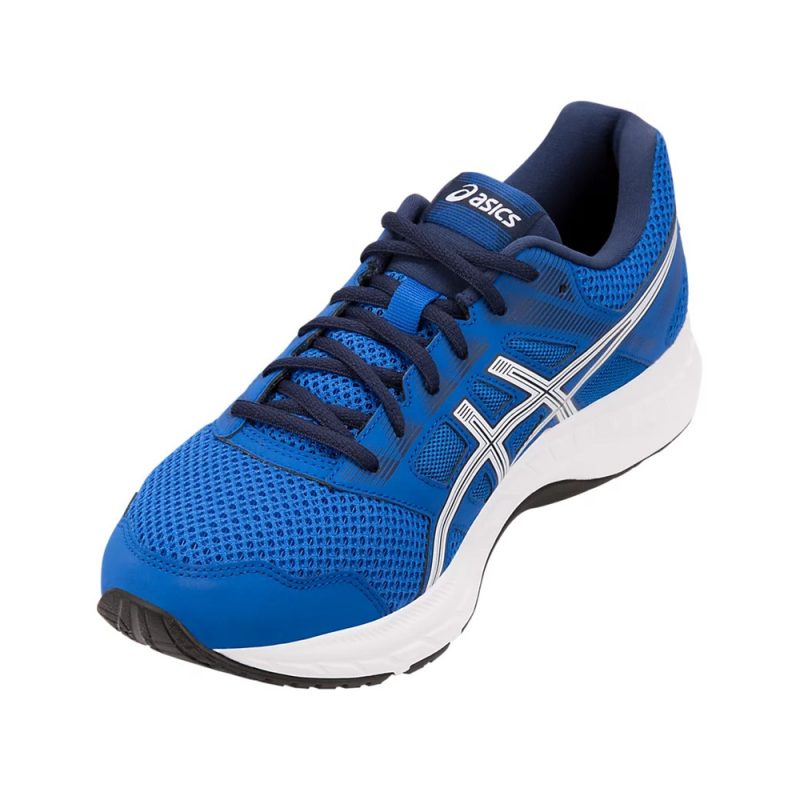 Asics รองเท้าวิ่งผู้ชาย Gel-Contend 5 | Imperial/White ( 1011A256-400 ) - Image 3