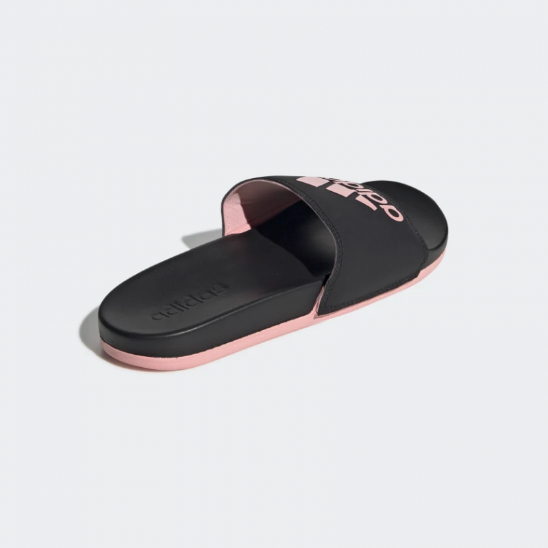 Adidas รองเท้าแตะ Adilette Comfort Slides | Core Black/Glow Pink/Core Black ( EG1866 ) - Image 3