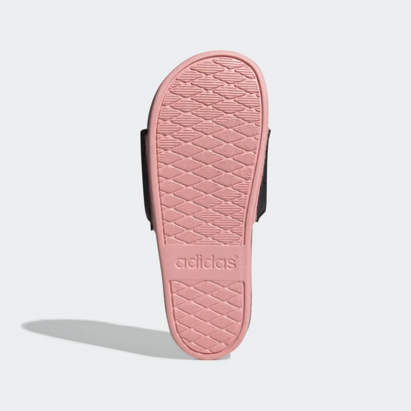 Adidas รองเท้าแตะ Adilette Comfort Slides | Core Black/Glow Pink/Core Black ( EG1866 ) - Image 6